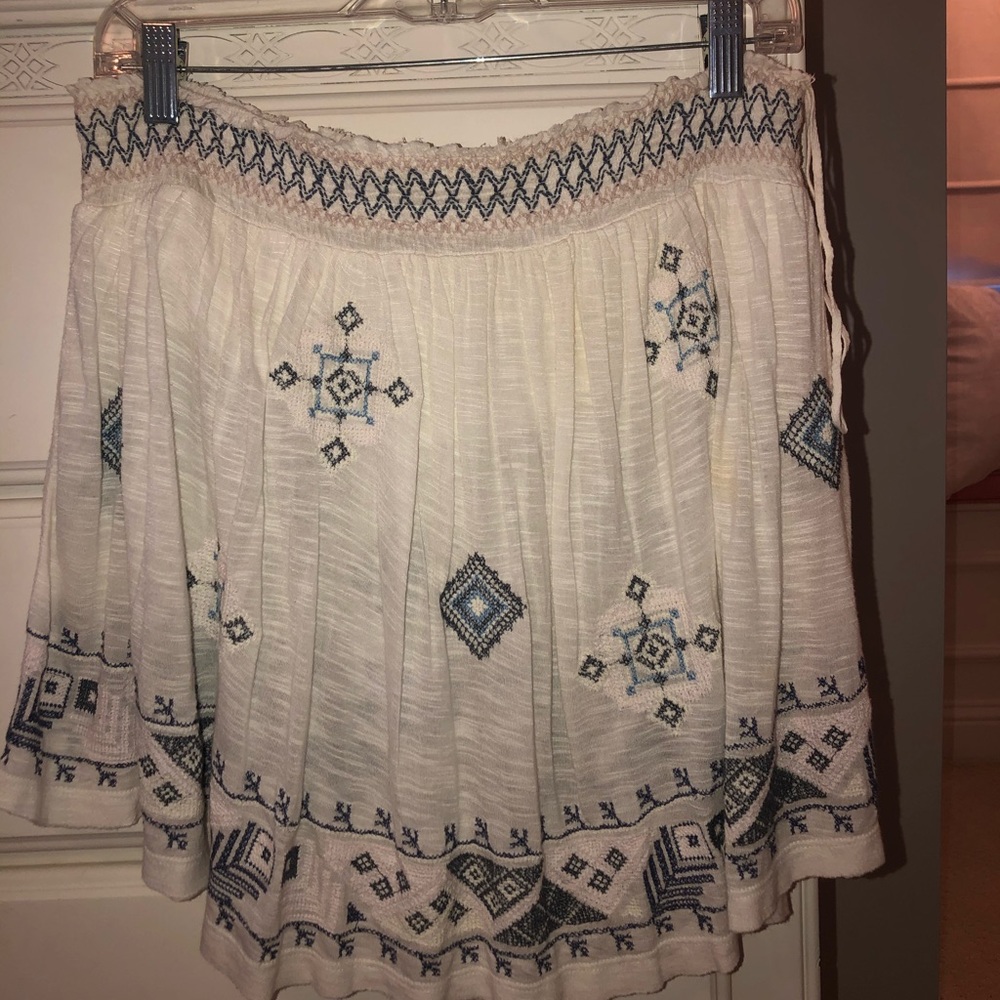 Free people strapless flowy tank top size M